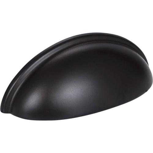 PULL CUP HAND KASAWARE 3" MATTE BLACK O.L 6PK