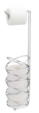 TOILET PAPER HOLDER CHROME SWIRL DESIGN