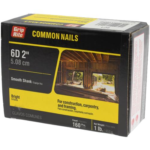 6D 2" COMMON NAIL 1LB