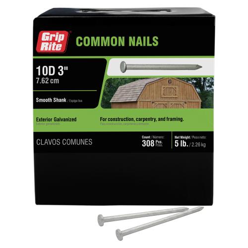 10D 3" COMMON NAIL 5LBS