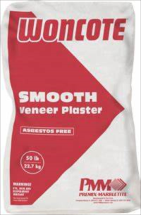 Woncote Smooth Veneer Plaster, 50 Lbs