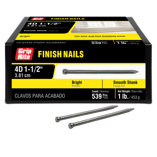 4D 1 1/2" FINISH NAIL 1LB