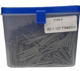 4D 1 1/2" FINISH NAIL 5LBS