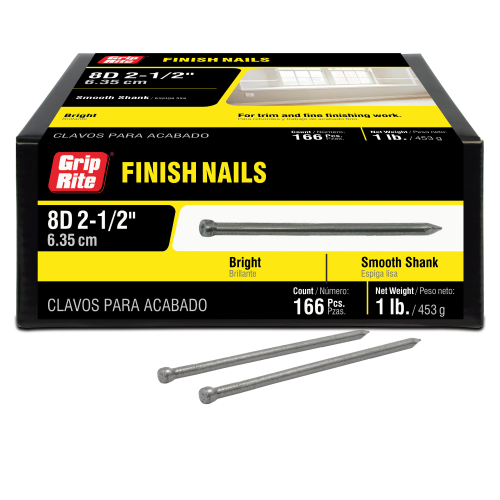 8D 2 1/2" FINISH NAIL 1LB