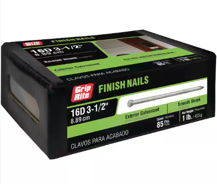 16D 3 1/2" FINISH NAIL 1LB