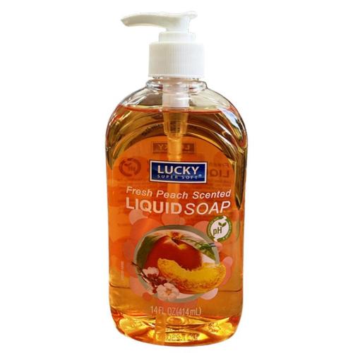 14 oz. Peach Scented Liquid Soap