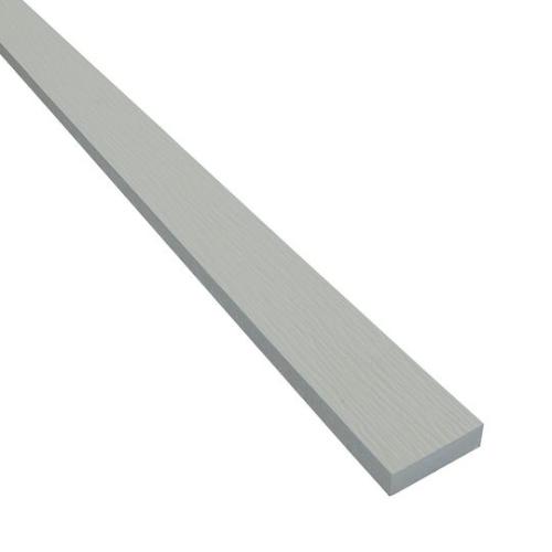 1 x 4 x 12' Fiber Cement Trim – Textured Grey