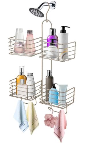 SHOWER CADDY 4TIER HOSE S.NICK