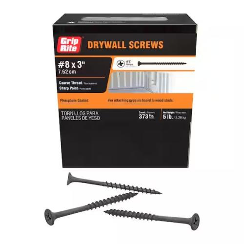 8X3" PH DRYWALL SCREW 5LBS