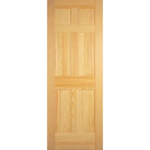 DOOR 2/8X6/8 32" PINE 6 PANEL SLAB