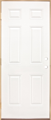 DOOR 32" STEEL 6 PNL PH RH 2 BORE