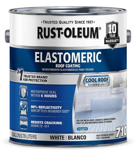 Rust-Oleum 710 Series Elastomeric Roof Coating, 39'' x 66'