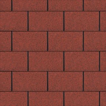 3-Tab Shingles – Spanish Red (32.8 sq. ft. per Bundle)