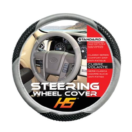Steering Wheel Cover, Gray, Massage Grip