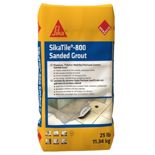 GROUT BRIGHT WHITE SANDED 25LB SIKATILE