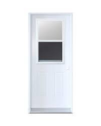 DOOR 36" EXT W/WINDOW STEEL PH RH