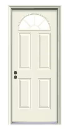 DOOR 36" FANLITE PH RH STEEL