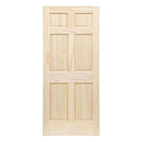 DOOR 36"X6/8 PINE 6 PANEL SLAB