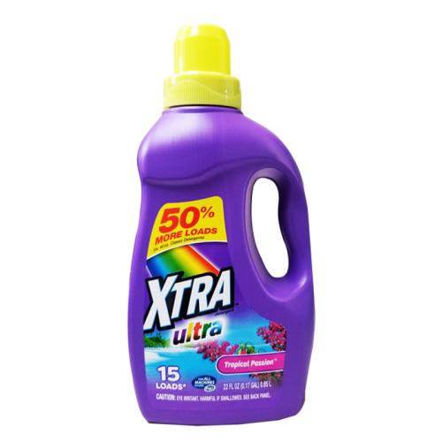 XTRA Ultra Liquid Detergent – Tropical Passion, 22 oz