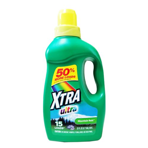 XTRA Ultra Liquid Detergent – Mountain Rain, 22 oz