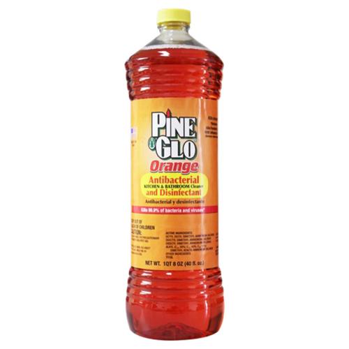 Pine Glo Orange Antibacterial Kitchen & Bath Cleaner, Disinfectant, 40 oz