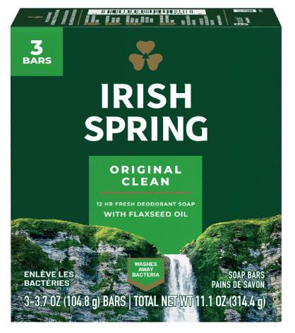 SOAP IRISH SPRING ORIGINAL 3PK