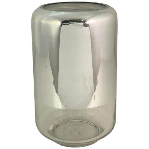 VASE GLASS 15X15X25CM
