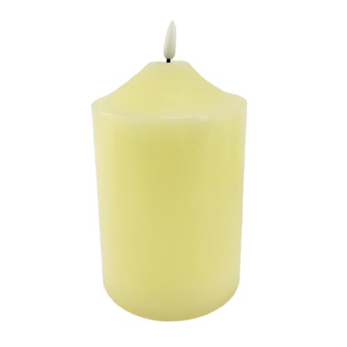 CANDLE LED WAX W/ NEW FLAME WARM LIGHT