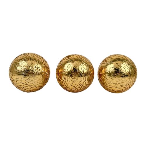 DECOR BALLS GOLD 3PC