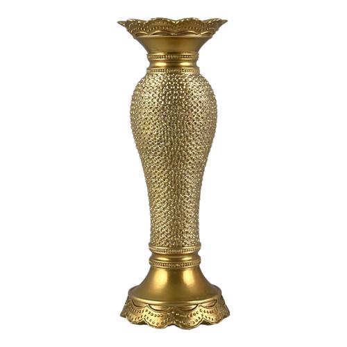 CANDLE HOLDER LG GOLD THAI ADVENTURE