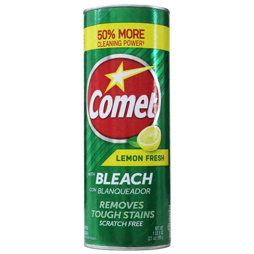 Comet Lemon Fresh Cleaner With Bleach, 21 oz