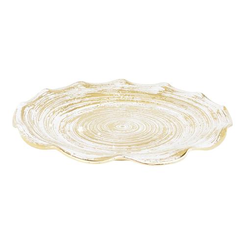 DECOR PLATE 15.5" GOLD