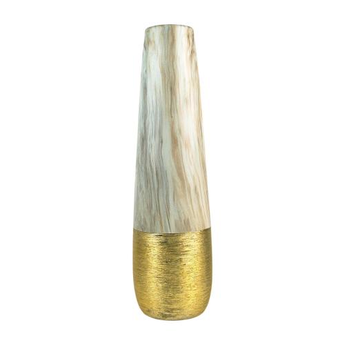 VASE GOLD & WHITE
