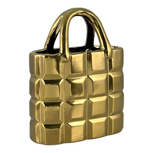DECOR BASKET GOLD DEEPLY GOLD