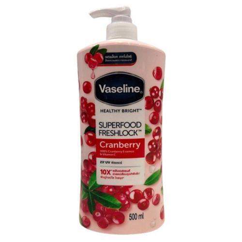 Vaseline Superfood Cranberry Lotion, 500 ML
