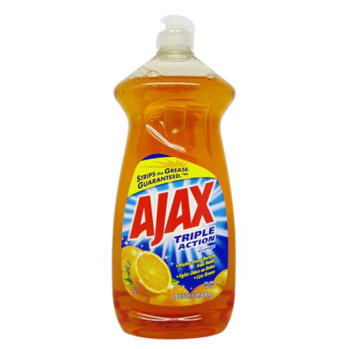 Ajax Orange Dishwashing Liquid, Grease-Fighting Dish Soap, 28 oz