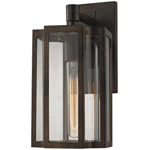 BIANCA 1-LIGHT OUTDOOR WALL LAMP IN HAZE