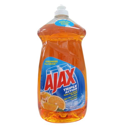 Ajax Triple Action Orange Dishwashing Liquid, 52 oz