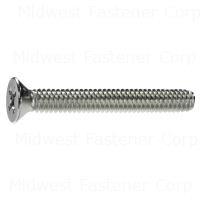 50696 1/4-20 X 2 PH FLAT MACH SS