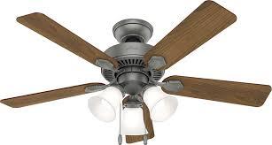 CEILING FAN 44" SWANSON MATTE SILVER