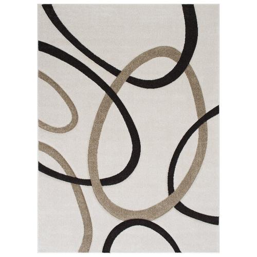 Hollywood 286 Ivory Area Rug – 5 ft x 8 ft