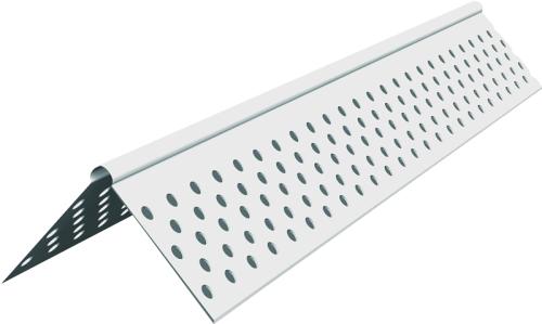 ClarkDietrich VLCB Corner Bead, 8 ft L, 1-1/4 in W, PVC