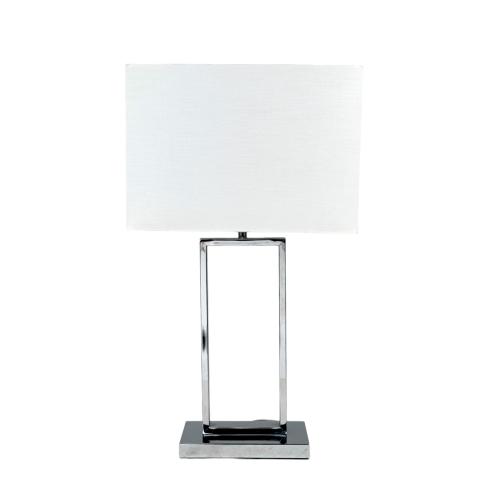 LAMP TABLE SILVER