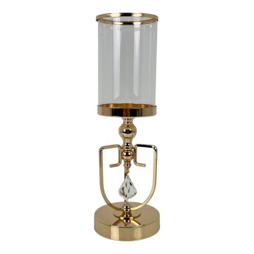 CANDLE HOLDER SMALL DEEPLY GOLD