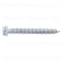54473 3/16X2-1/4 HEX CONCRETE SCREW WHITE RUSPERT