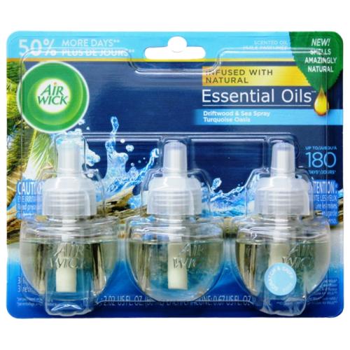 AIR WICK AIRWICK OIL DRIFTWOOD & SEA 3pk