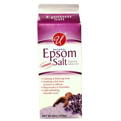 22 oz Epsom Salt – Lavender Box