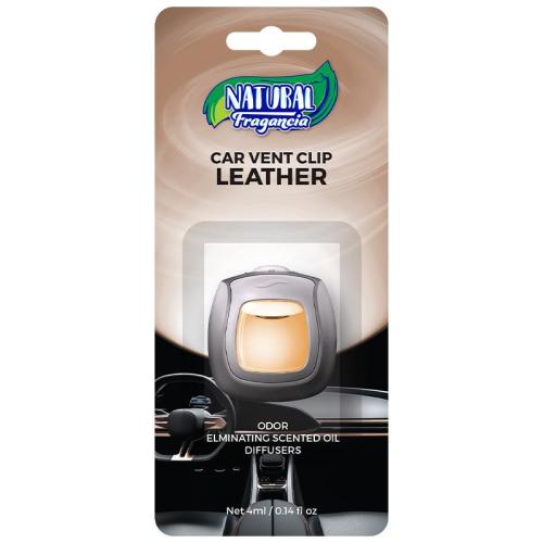 Leather Car Vent Clip