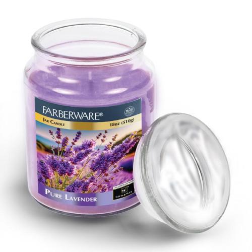 18 oz Farberware Jar Candle, Pure Lavender
