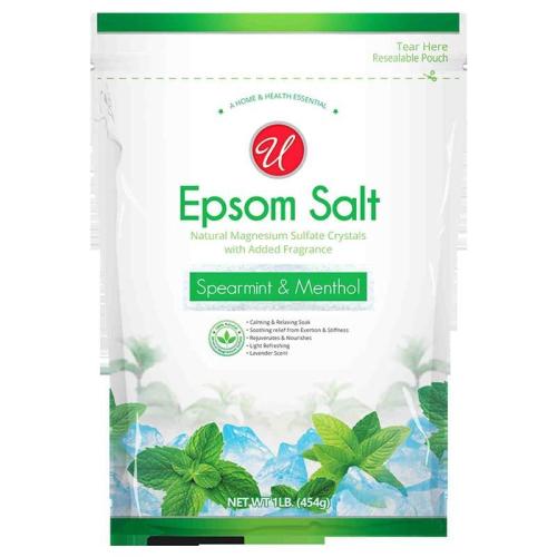 1 Pound Epsom Salt Spearmint & Menthol